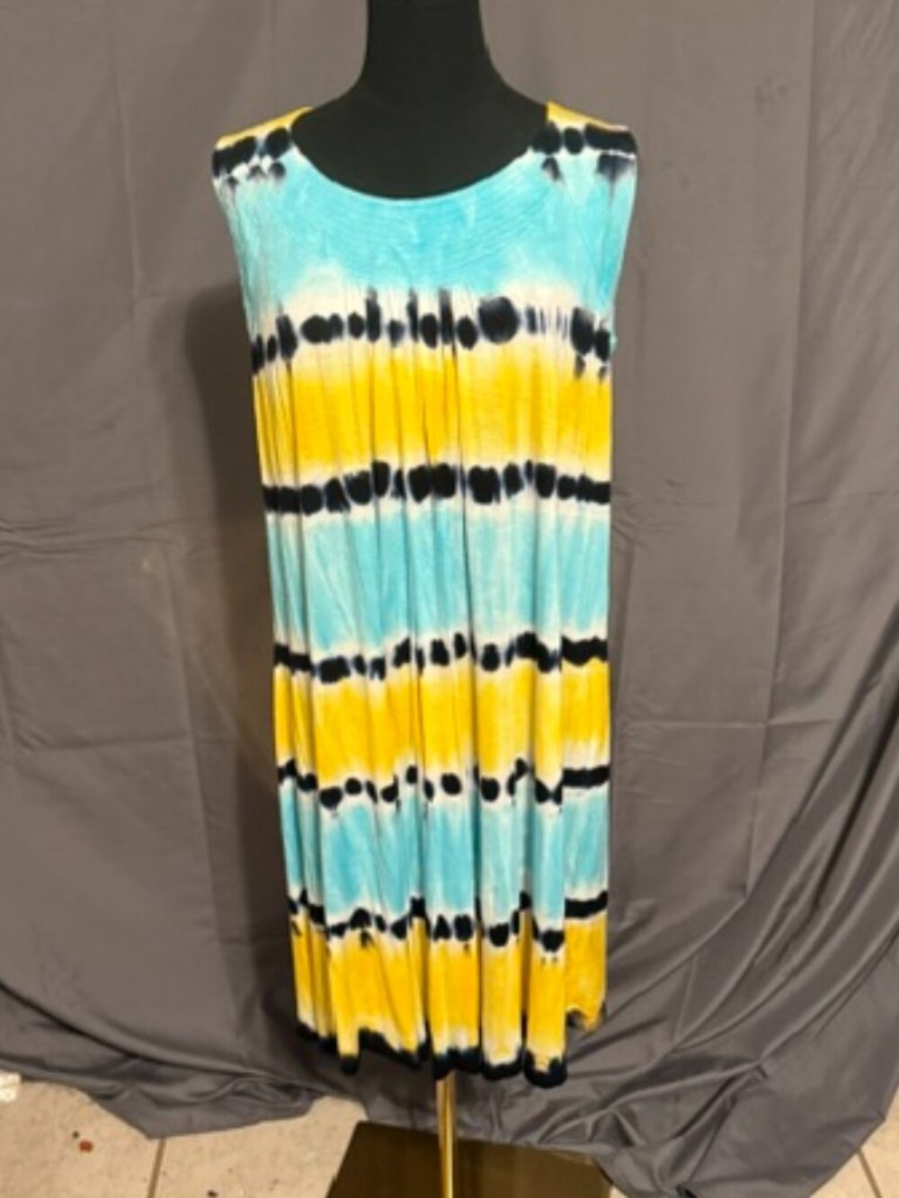 WD.NY Tie-Dye Dress Size L